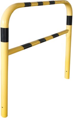 Sicherheitsgitter, zum Einbetonieren, L 2000 mm, gelb/schwarz