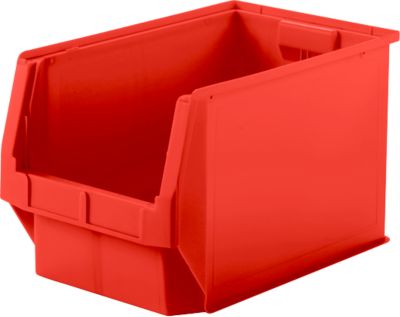 Sichtlagerkasten SSI Schäfer LF 533, Polypropylen, L 500 x B 312 x H 300 mm, 38 l, rot