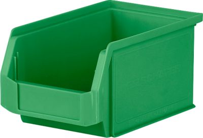 Sichtlagerkasten SSI Schäfer Serie PROFI LF 221, Polypropylen, L 234 x B 150 x H 122 mm, 2,7 l, grün