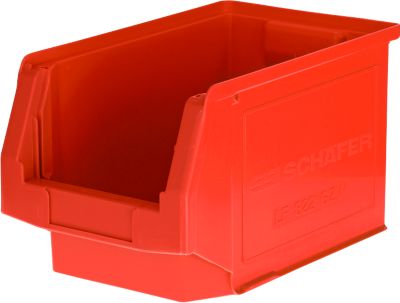 Sichtlagerkasten SSI Schäfer Serie PROFI LF 322, Kunststoff, 10,4 l, rot