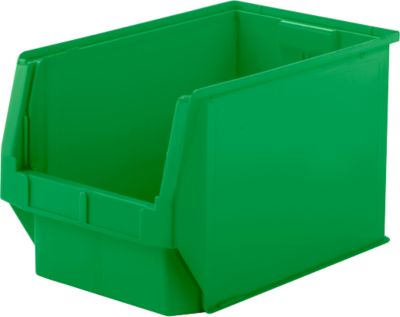 Sichtlagerkasten SSI Schäfer Serie PROFI LF 533, Polypropylen, L 500 x B 312 x H 300 mm, 38 l, grün