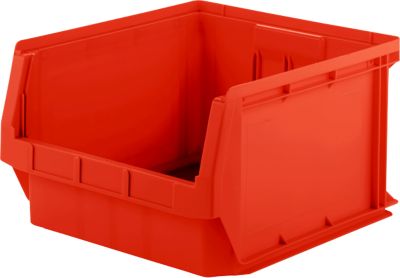 Sichtlagerkasten SSI Schäfer Serie PROFI LF 543, PP-Kunststoff, L 520/450 mm x B 470/450 mm x H 300 mm, 57 l, rot