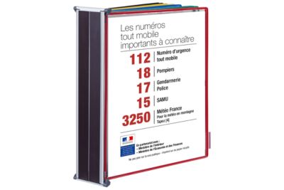 Sichttafelsystem Tarifold, A3, Stahlblech, magnethaftend, lichtgrau, inkl. 10 Drehzapfentafeln