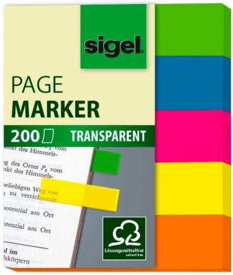 SIGEL Haftstreifen, Transparent Film