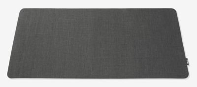 Sigel Schreibunterlage, extrabreit, einrollbar, Klettverschlussband, Antirutsch-Noppen, B 800 x T 2 x H 300 mm, RPET/Filz, dunkelgrau