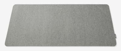 Sigel Schreibunterlage, extrabreit, einrollbar, Klettverschlussband, Antirutsch-Noppen, B 800 x T 2 x H 300 mm, RPET/Filz, hellgrau