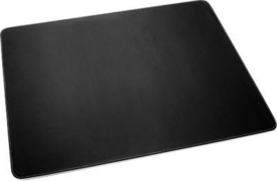 SIGEL Schreibunterlage eyestyle, B 600 x T 450 mm, Kunstleder, schwarz mit weißer Zierkante