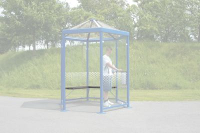 Sitzbank für Sechseck-Raucherpavillon Paris