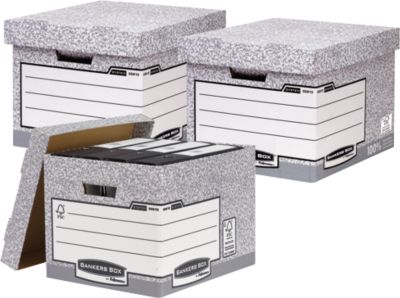 Sparset Fellowes Archivboxen Bankers Box®, 20 Stück + gratis 10 Stück