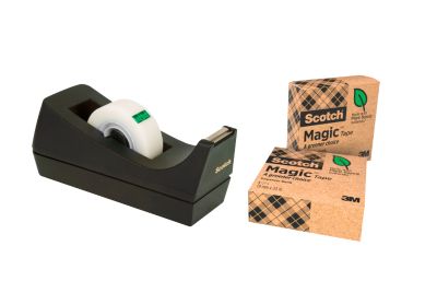 Sparset Tischabroller Scotch® + 3 Rollen Scotch® Klebeband Magic™