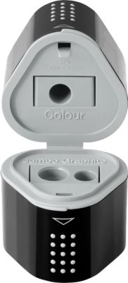 Spitzerdose FABER-CASTELL Grip, schwarz 