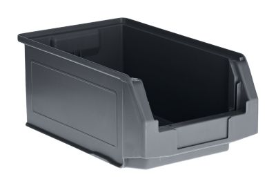 SSI Schäfer Bac à bec série ENTRY 321 - plastique recyclé - L 350 x l 200 x H 145 mm - capacité 7,5 L - noir