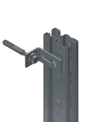 SSI Schäfer kantelbeveiliging KSSR, gegalvaniseerd, voor R 3000 rekken, complete set met schroeven en pluggen