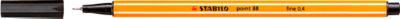 STABILO Fineliner Point 88, 0,4 mm, 10 Stück, schwarz