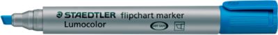 STAEDTLER Flipchartmarker Lumocolor blau, 2-5 mm, Keilspitze