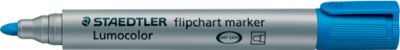 STAEDTLER Flipchartmarker Lumocolor blau, 2 mm, Rundspitze