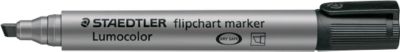STAEDTLER Flipchartmarker Lumocolor schwarz, 2-5 mm, Keilspitze