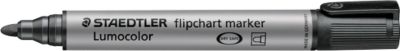 STAEDTLER Flipchartmarker Lumocolor schwarz, 2 mm, Rundspitze