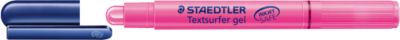 Staedtler Textmarker Gel, mit gelartiger Wachsmine, Minendurchmesser 9 mm, pink