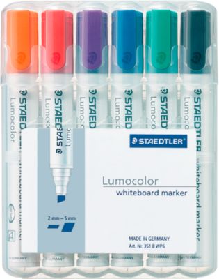 STAEDTLER Whiteboardmarker Lumocolor®, 2-5 mm, 6er Set