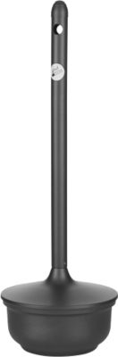 Standaschenbecher, Aluminium pulverbeschichtet, 30 l, witterungsbeständig, Moonstone-Grau