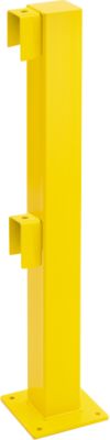 Standpfosten Anfang/Ende, 1000 mm, beschichtet, gelb
