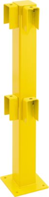 Standpfosten, Winkel 90°, 1000 mm, beschichtet, gelb