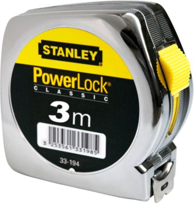 STANLEY Bandmaß PowerLock®, L 3m x B 12,7 mm