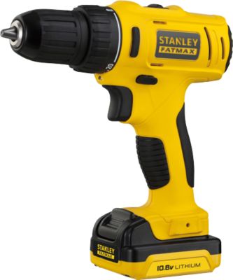 STANLEY FATMAX Akku-Bohrschrauber (10,8V / 1,5Ah) 2 Akkus, inkl. Koffer & Ladegerät