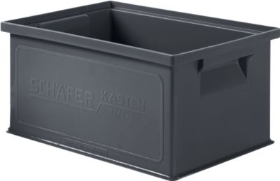 Stapelkasten 14/6-3, 7 l, eisengrau, 20 Stück