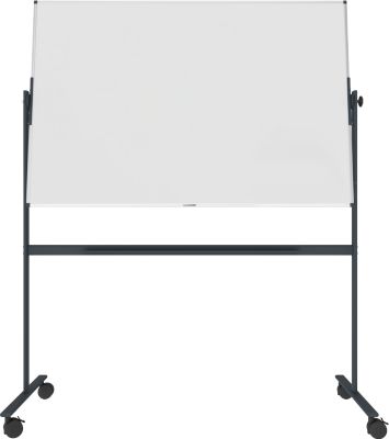 Stativ-Drehtafel Legamaster UNITE, magnetisch, drehbar um 360°, B 1500 x T 12,6 x H 1000 mm, lackierter Stahl, weiß
