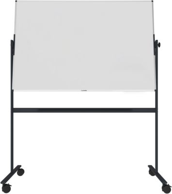 Stativ-Drehtafel Legamaster UNITE, magnetisch, drehbar um 360°, B 1500 x T 12,6 x H 1000 mm, lackierter Stahl, weiß