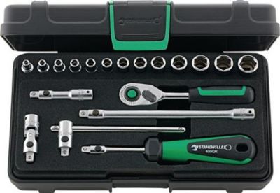 Steckschlüsselsatz 40/13/6QR 19-tlg.1/4 Zoll SW 3,5-13mm Z.80 6KT