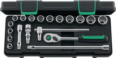 Steckschlüsselsatz 45/14/5i QR 19-tlg.3/8 Zoll SW 8-22mm Z.80 12KT