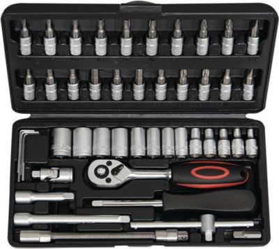 Steckschlüsselsatz 45-tlg.1/4 Zoll SW 4-14mm Z.72 6KT NOW