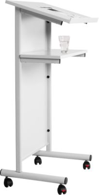 Stehpult Business, Hellgrau/Hellgrau