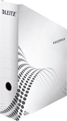 Stehsammler Leitz easyboxx 6140 80 mm, A4, für ca. 700 Blatt, Hochkant, Griffloch, 25 Stück