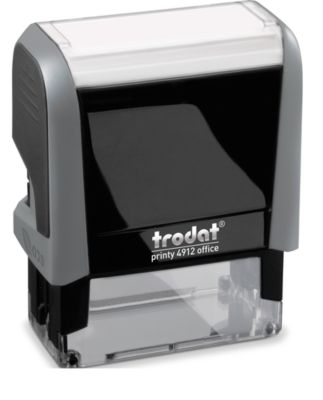 Stempel trodat® Eco-Printy Office mit Text GEBUCHT