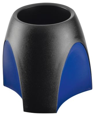 Stifteköcher Han DELTA, rutschfest, Schaumstoffeinlage, Polystyrol, schwarz-blau