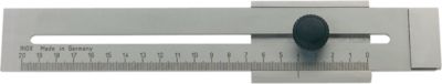 Streichmaß mattverchromt 250 mm