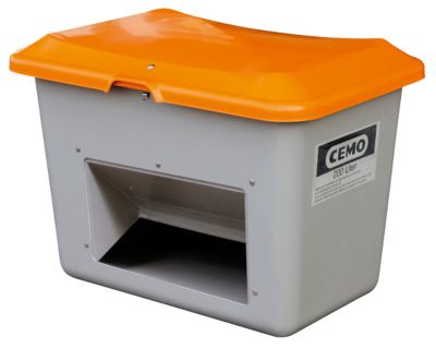 Streugutbehälter Standard, mit Entnahmeöffnung, 200 l, L 890 x B 600 x H 640 mm