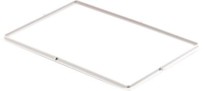 Stülpdeckel Ringoplast, zu Pizzateigbehälter, lebensmittelecht, stapelbar, temperaturformbeständig, L 600 x B 400 mm, natur