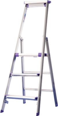 Stufenstehleiter Lila-Serie, 3 Stufen
