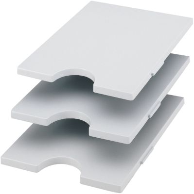 styro® Tablar, für Sortierstation Styrorac, 3 Stück, grau