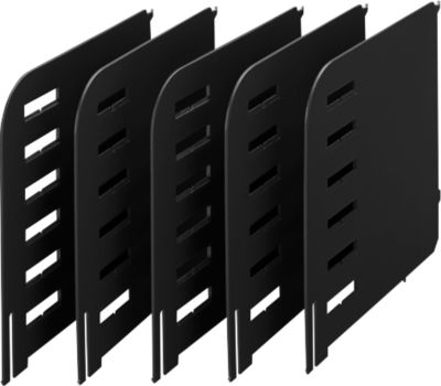 styro® Trennwand, für Sortierstation Styrorac, 5 Stück, schwarz