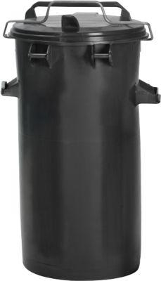 System-Mülleimer SME, Volumen 50 l, mit Bügel, anthrazit