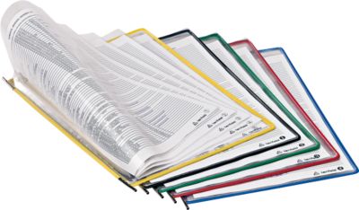 tarifold Sichttafeln DIN A4, rot, 10 Stück