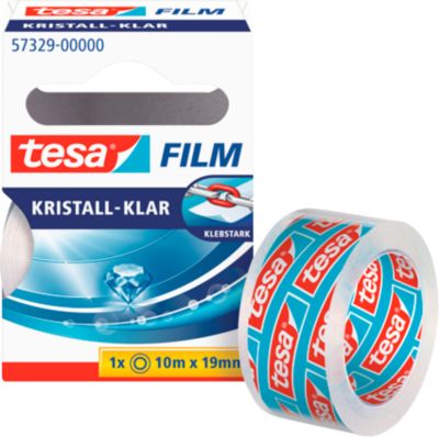 tesa Film kristallklar, 10 m x 19 mm, 10 Rollen