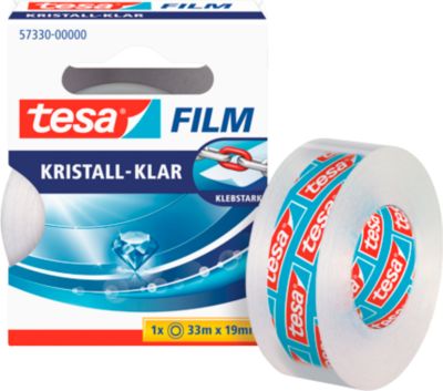tesa Film kristallklar, 33 m x 19 mm, 10 Rollen
