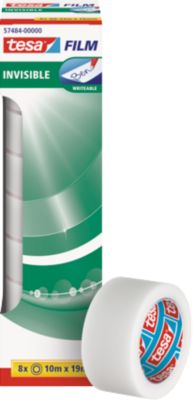 TESA Film, matt/unsichtbar, 10 m x 19 mm, 8 Rollen